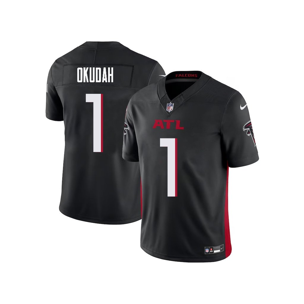 Atlanta Falcons Jeff Okudah Black Vapor F.U.S.E. Limited Jersey